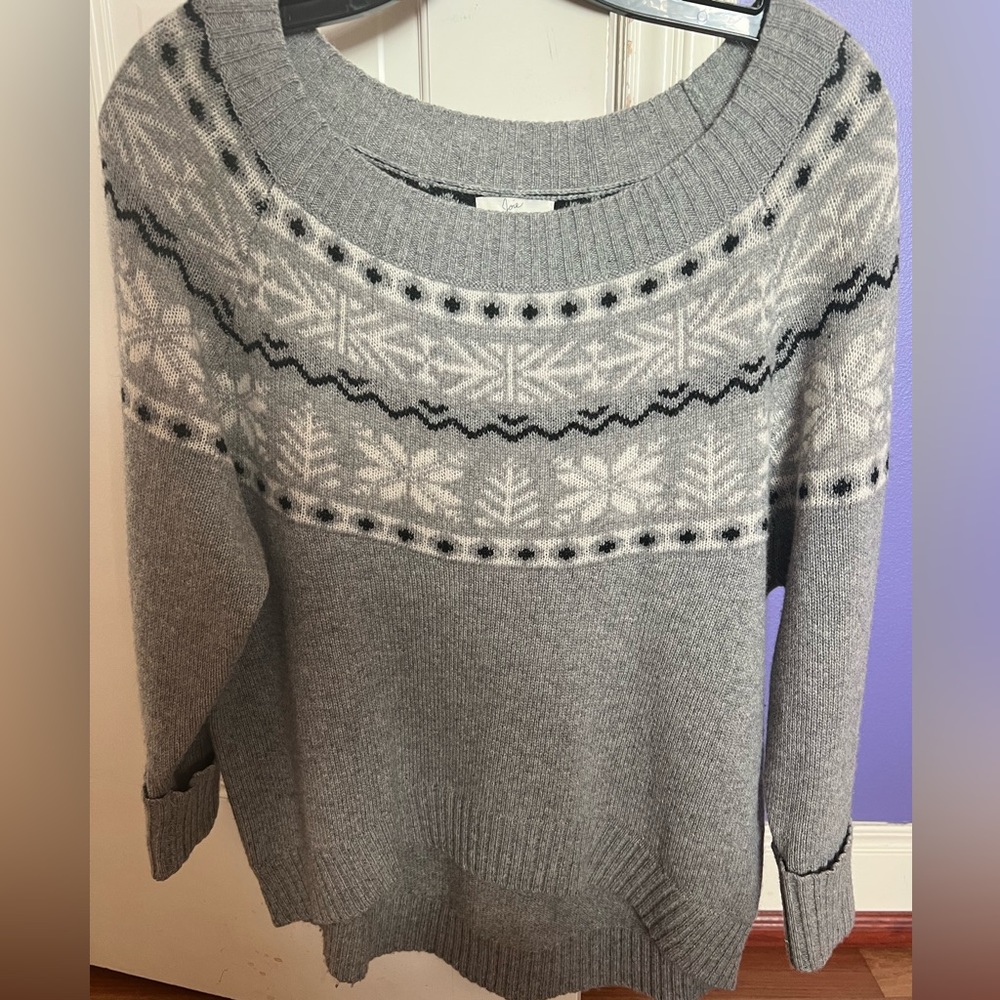 Joie cashmere and wool festive sweater